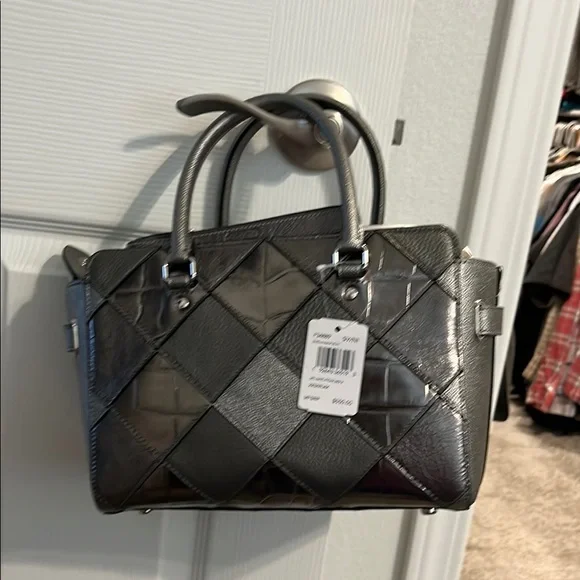 Coach Silver Leather Handbag - Picture 2 of 5